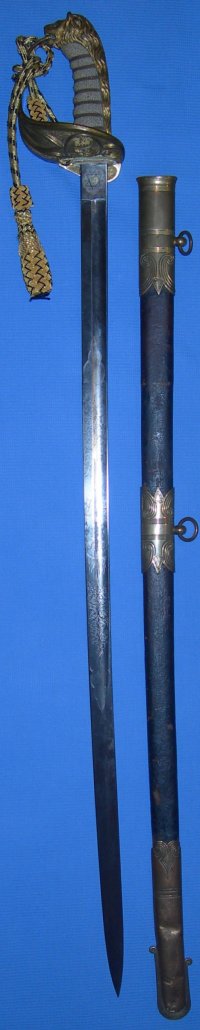 Victorian 1827 Pattern British Royal Navy Officer's Sword