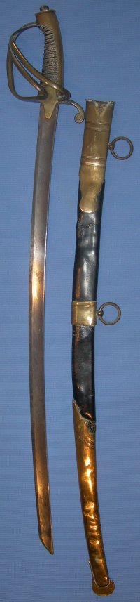 1855 Model Imperial Russian Naval Officer's Sword & Scabbard