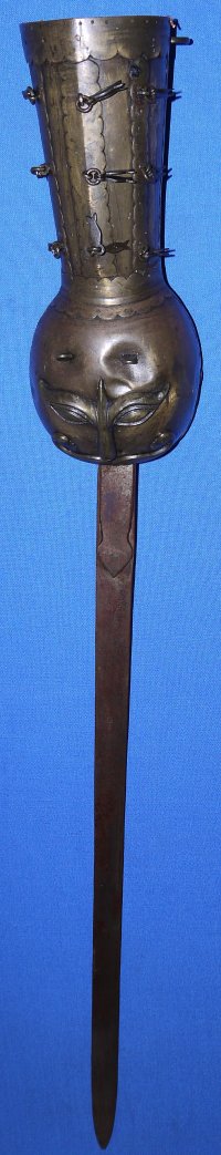 18/19C Indian Maratha Pata Gauntlet Sword