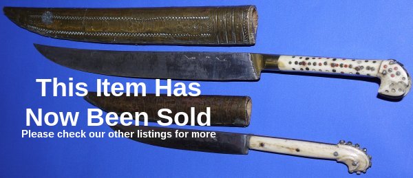 19C Two Bosnian Bichaq Knives