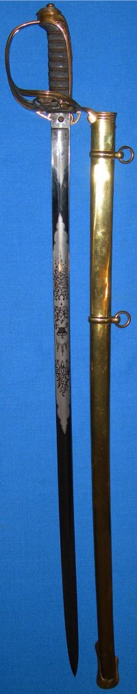 1822/1845 Pattern Victorian British Infantry Officer's Sword
