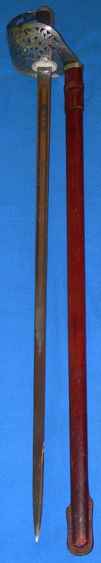 1897P George VI / WW2 British Infantry Officer's Wilkinson Sword, Initials