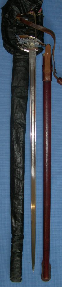 George 6th Royal Corps of Signals Officer's Sword