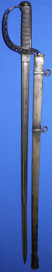 Edwardian British 3rd Prince of Wales Dragoon Guards Officer's Sword