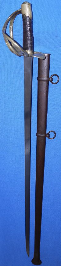 Napoleonic Wars Clipped Point French An XIII Cuirassier Sword,  earlier An IX blade