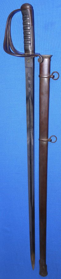 Victorian British 13th Hussars Officer's Sword of R A Bolton