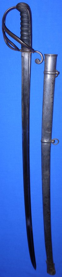 William IV 1821P British Light Cavalry Officer's Pipebacked Sword / Sabre