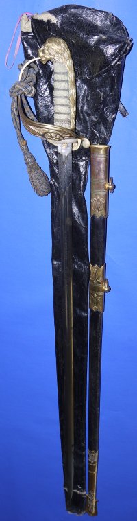George V British RN Officer's Claymore Blade Sword, possible German War Trophy