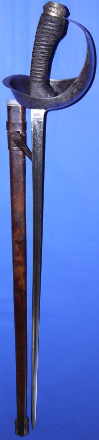 WW1 British 2nd Life Guards Officer's Sword, Initials