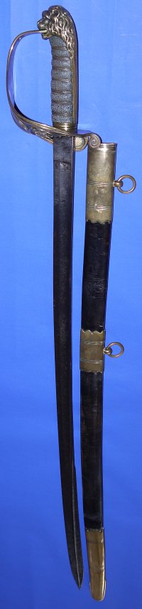 Circa 1850 British Royal Naval Junior Officer's Sword