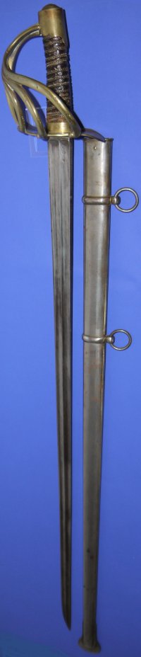 Waterloo Clipped Point French An XIII Cuirassier Sword, Sold