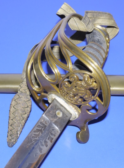 1854P Victorian British Senior Infantry Officer's Sword