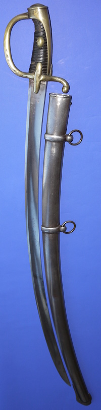 Dutch Waterloo French An XI Light Cavalry Trooper's Sword, Sold