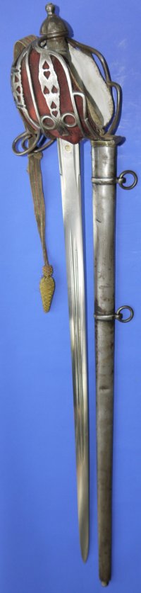 Victorian Scottish Infantry General's Basket Hilted Wilkinson Sword, Sold