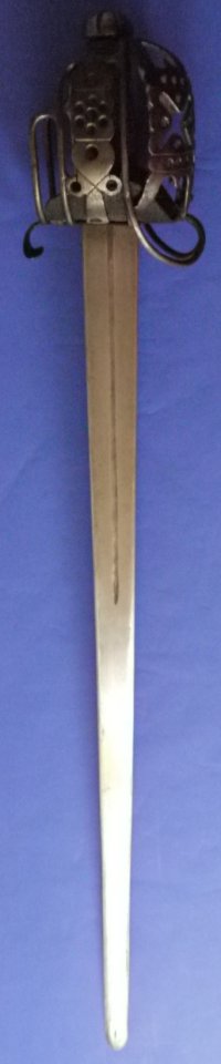 19/20C Renaissance Revival Scottish Basket Hilted Broadsword, Sold