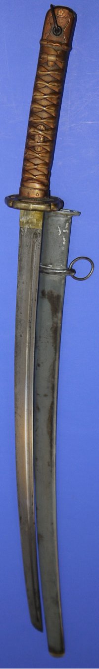 WW2 Copper Hilted Japanese NCO's Shin Gunto, Sold