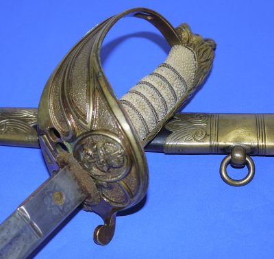 WW2 Royal Navy Named Commander's / Captain's Sword