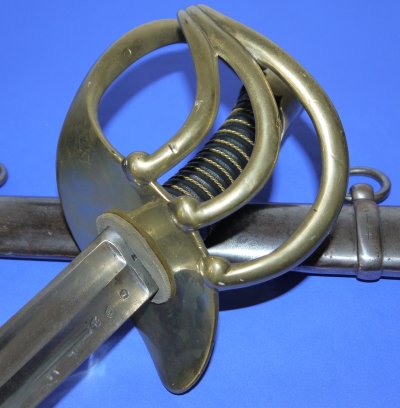 Clipped Point Imperial Klingenthal French An XIII Heavy Cavalry Troopers Sword