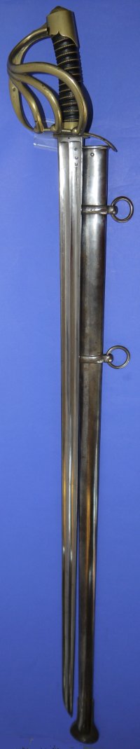 Clipped Point Imperial Klingenthal French An XIII Heavy Cavalry Troopers Sword