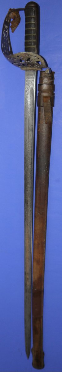 WW1 British 16th Lancers Patent Solid Hilt Wilkinson Sword
