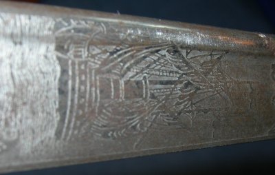 Gunship etching
