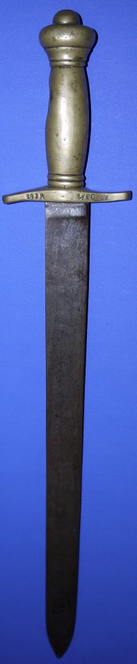 M1848 Prussian Jager's Faschinenmesser Infantryman's Sword, Sold