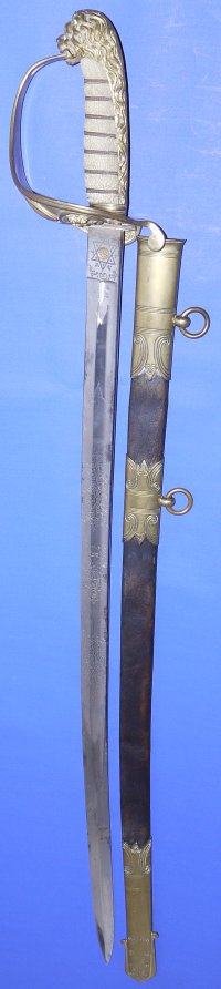 Mid Victorian British Royal Navy Officer's Sword
