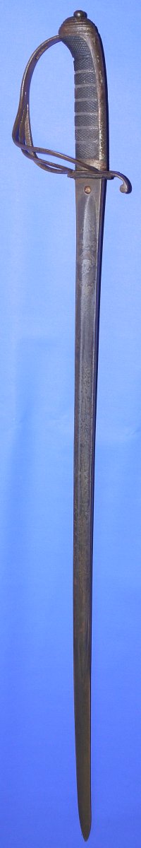 1857 British Royal Artillery Officer's Patent Solid Hilt Wilkinson Sword