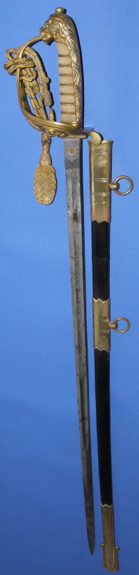 WW1 era British Royal Naval Reserve Officer's Sword, Sold