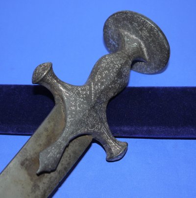 19C Indian Koftgari Wootz Tulwar