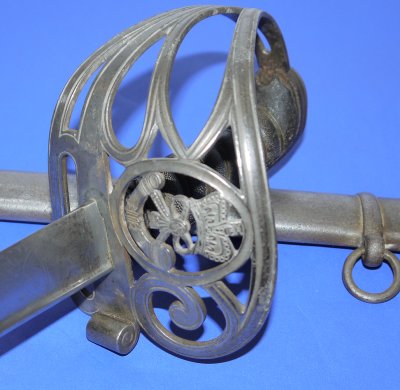 Victorian British Ceylon Rifles Officer's Sword