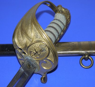 WW1/2 Named RN Officer's Sword