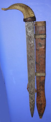 1900 Sudanese / Somalian Rams Horn Sword