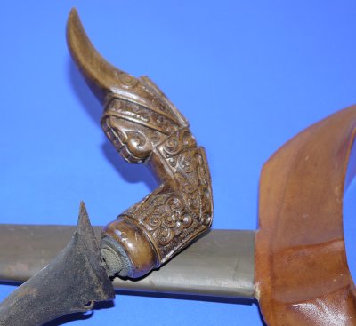 Keris Hulu Pekaka Tajong Lurus Bangsa Agong Besar