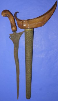 Javanese Keris & Ornate Sheath