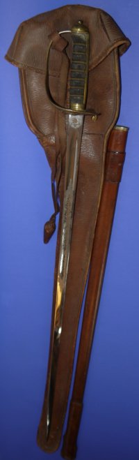 Edwardian British RAMC Officer's Sword & Cane, Sold