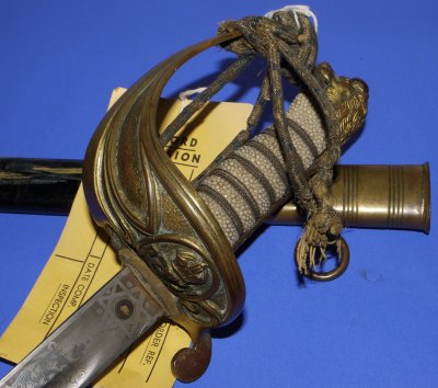 WW1 British RNV / RNVR Officer's Sword