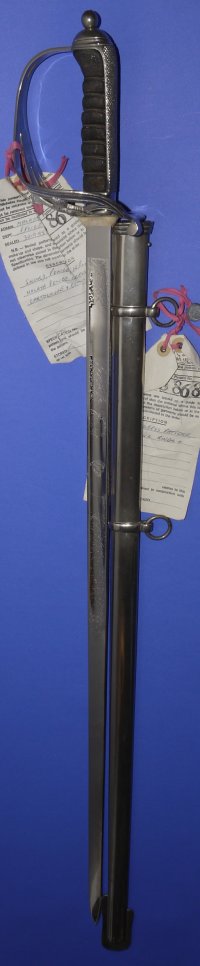 British Colonial Malaysian Police Officer’s Sword