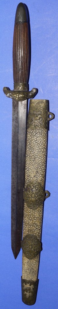 19C Chinese Jian Dagger