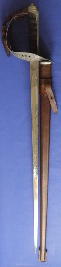 Birmingham made WW1 British Infantry Officer's Sword, Sold