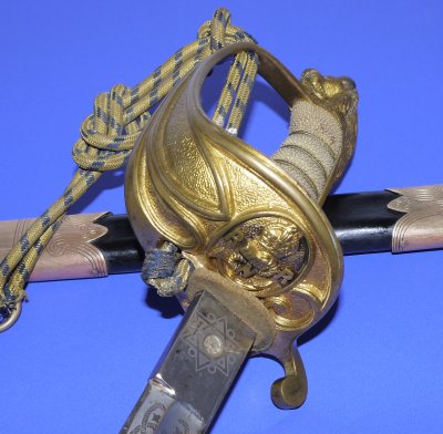 WW1 / WW2 British Royal Naval Reserve Officer's Sword