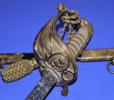 1930's Gieves British Royal Naval Officer's Sword